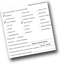 Health Intake Form